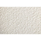 Cream White Boucle 360° Swivel Barrel Armchair, Single Seat