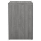 2-Drawer Lateral File Cabinet – White / Gray / Charcoal, Contemporary Style, Fits 1 User