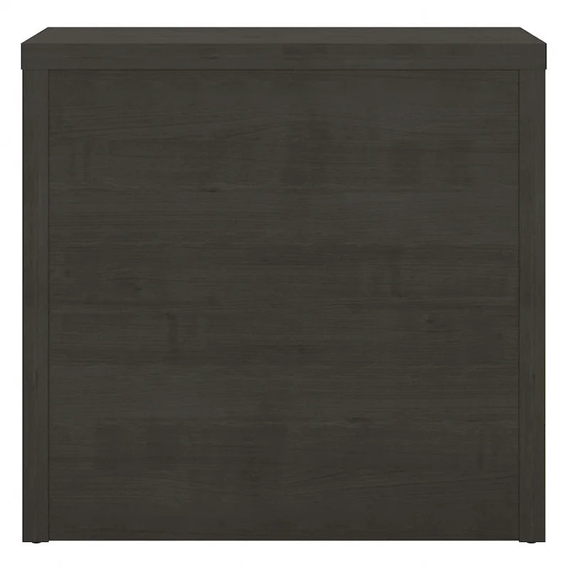 2-Drawer Lateral File Cabinet – White / Gray / Charcoal, Contemporary Style, Fits 1 User