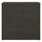 2-Drawer Lateral File Cabinet – White / Gray / Charcoal, Contemporary Style, Fits 1 User