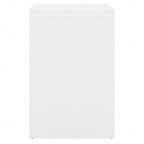 2-Drawer Lateral File Cabinet – White / Gray / Charcoal, Contemporary Style, Fits 1 User