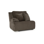 Brown Corduroy 6-Piece Reclining Sectional Sofa with Chaise – Seats 6+