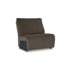 Brown Corduroy 6-Piece Reclining Sectional Sofa with Chaise – Seats 6+