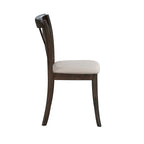 Black Cross-Back Dining Chairs, Set of 2