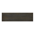 Natural Wood Wash Vintage Console Table, 2 Drawers & 2 Shelves