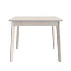 Grey Modern Square Solid Wood Dining Table, Seats 4