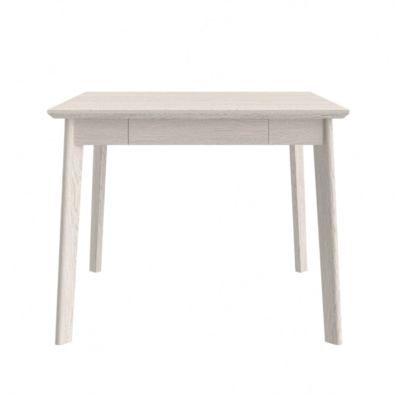 Grey Modern Square Solid Wood Dining Table, Seats 4