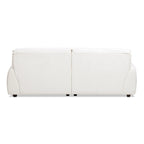 Creme Off-White Chenille Modular Sofa, 2-Piece, Seats 3