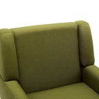 Green / Beige / Gray / Blue Linen Wingback Armchair, Set of 2