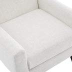 Green / Beige / Gray / Blue Linen Wingback Armchair, Set of 2
