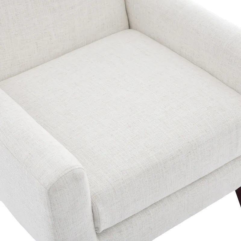 Green / Beige / Gray / Blue Linen Wingback Armchair, Set of 2
