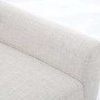 Green / Beige / Gray / Blue Linen Wingback Armchair, Set of 2