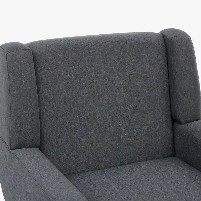 Green / Beige / Gray / Blue Linen Wingback Armchair, Set of 2