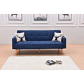 Adjustable 3-Position Futon Sofa – Multi-Color, Seats/Sleeps 1–2