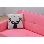 Adjustable 3-Position Futon Sofa – Multi-Color, Seats/Sleeps 1–2