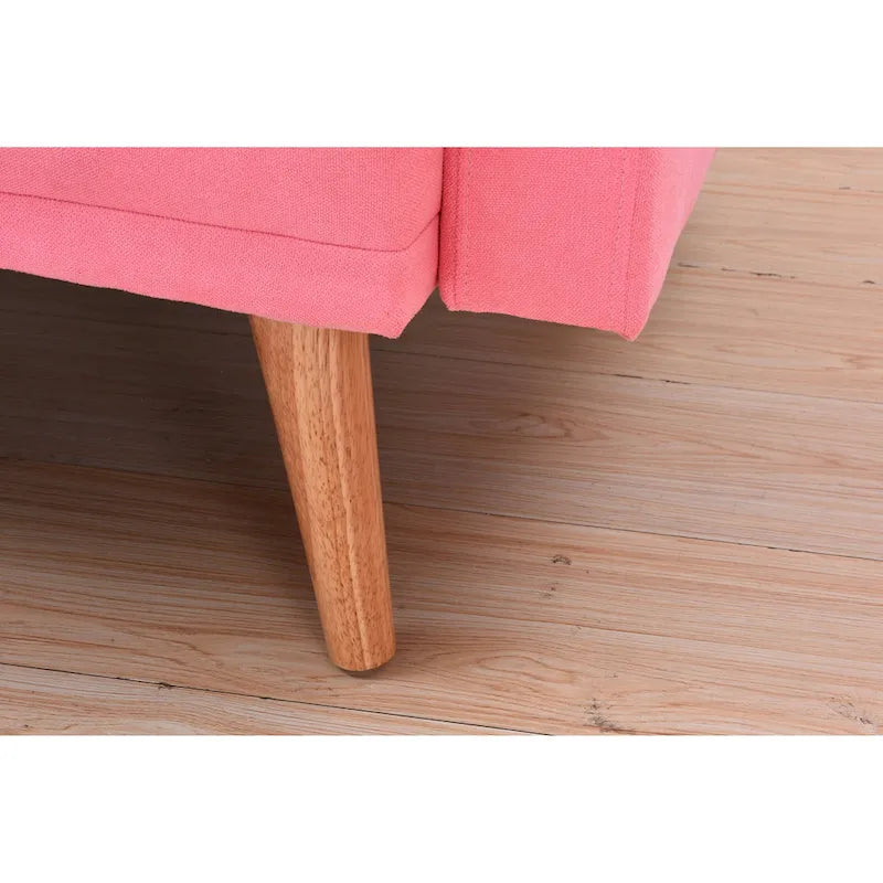 Adjustable 3-Position Futon Sofa – Multi-Color, Seats/Sleeps 1–2
