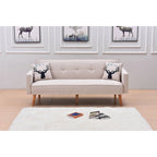 Adjustable 3-Position Futon Sofa – Multi-Color, Seats/Sleeps 1–2