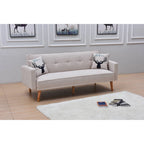 Adjustable 3-Position Futon Sofa – Multi-Color, Seats/Sleeps 1–2