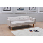 Adjustable 3-Position Futon Sofa – Multi-Color, Seats/Sleeps 1–2