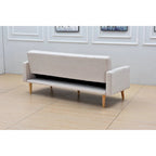 Adjustable 3-Position Futon Sofa – Multi-Color, Seats/Sleeps 1–2