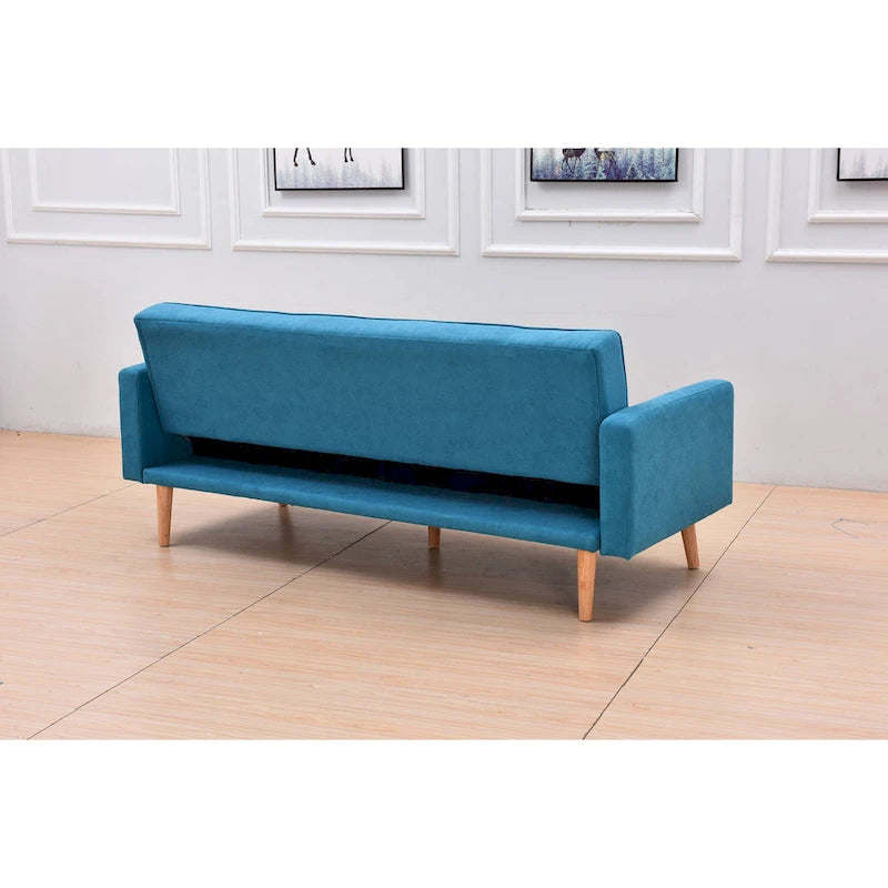 Adjustable 3-Position Futon Sofa – Multi-Color, Seats/Sleeps 1–2