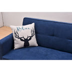 Adjustable 3-Position Futon Sofa – Multi-Color, Seats/Sleeps 1–2