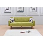 Adjustable 3-Position Futon Sofa – Multi-Color, Seats/Sleeps 1–2