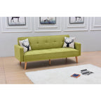 Adjustable 3-Position Futon Sofa – Multi-Color, Seats/Sleeps 1–2