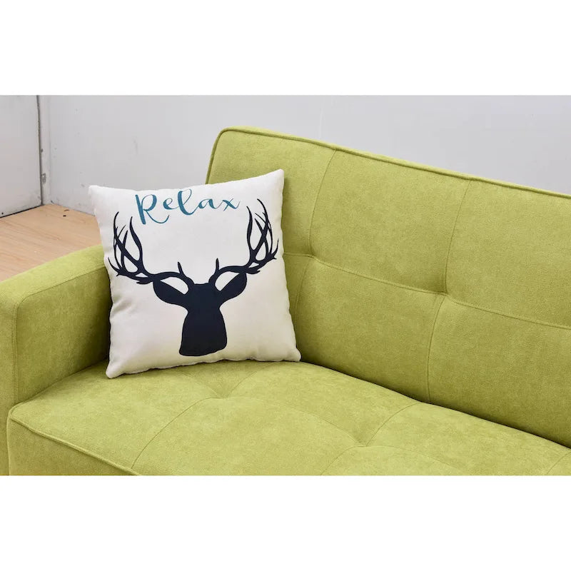 Adjustable 3-Position Futon Sofa – Multi-Color, Seats/Sleeps 1–2