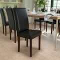 Black / Gray / Brown / Beige Parsons Dining Chair, Armless, Set of 2