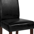 Black / Gray / Brown / Beige Parsons Dining Chair, Armless, Set of 2