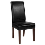 Black / Gray / Brown / Beige Parsons Dining Chair, Armless, Set of 2