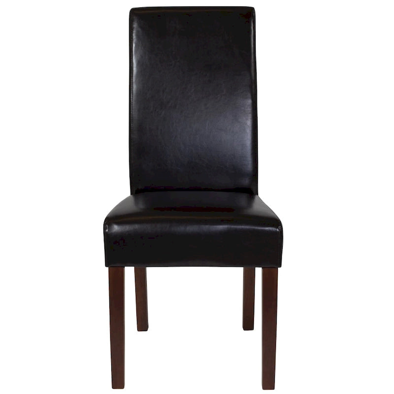 Black / Gray / Brown / Beige Parsons Dining Chair, Armless, Set of 2