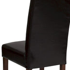 Black / Gray / Brown / Beige Parsons Dining Chair, Armless, Set of 2
