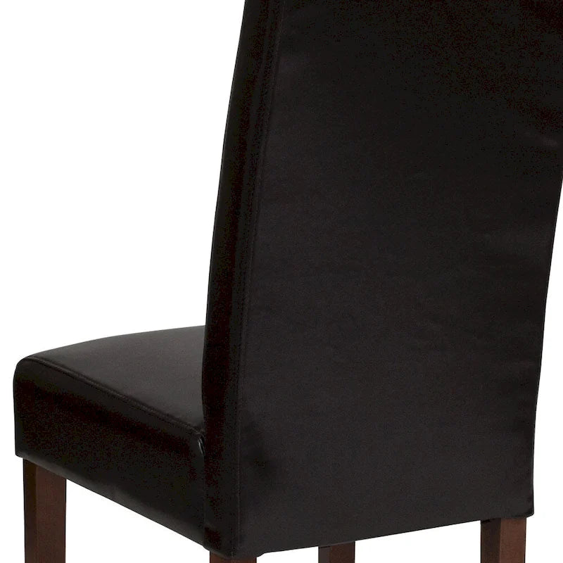 Black / Gray / Brown / Beige Parsons Dining Chair, Armless, Set of 2