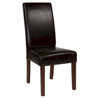 Black / Gray / Brown / Beige Parsons Dining Chair, Armless, Set of 2
