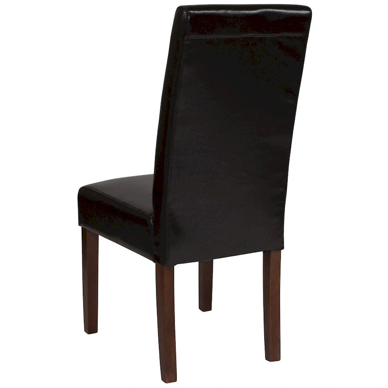 Black / Gray / Brown / Beige Parsons Dining Chair, Armless, Set of 2