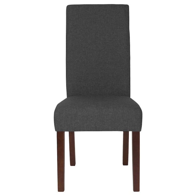 Black / Gray / Brown / Beige Parsons Dining Chair, Armless, Set of 2