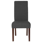 Black / Gray / Brown / Beige Parsons Dining Chair, Armless, Set of 2