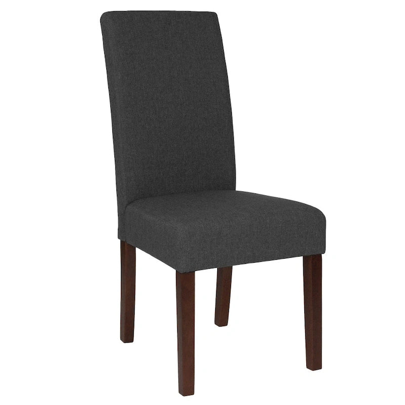 Black / Gray / Brown / Beige Parsons Dining Chair, Armless, Set of 2