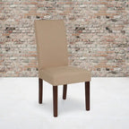 Black / Gray / Brown / Beige Parsons Dining Chair, Armless, Set of 2