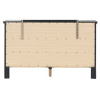 Cherry / White / Silver / Black 6-Drawer Assembled Dresser, 1-Person