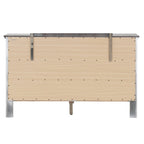 Cherry / White / Silver / Black 6-Drawer Assembled Dresser, 1-Person