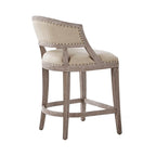 Natural Extra Tall Counter Stool, Single Seat