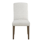 High-Back Upholstered Dining Chair, Set of 2 – Light Grey / Charcoal / Oyster Grey / Navy