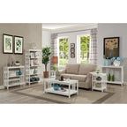White / Black / Espresso / Grey Console Table with Bottom Shelf