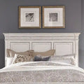Antique White Queen Panel Headboard, Traditional Style, Single