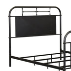 Distressed Full-Size Metal Headboard – Vintage Style, Fits 1–2