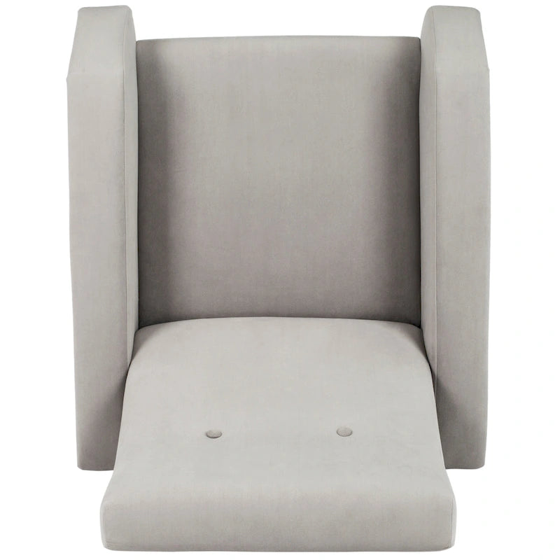 Mid-Century Retro Accent Club Chair, Single Seat – Yellow / Grey / Navy