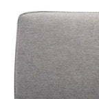 Dark Grey & Navy Foldable Futon Bed with Pillow, 1-Person